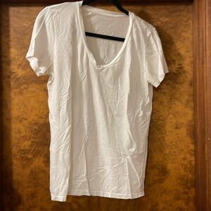 Everlane white tshirt size large *same in gray available! Bundle for deal!*